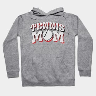 Tennis Mom Halftone Retro Hoodie